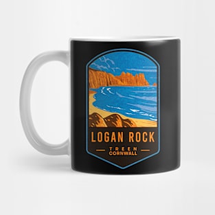 Logan Rock Treen Cornwall Mug